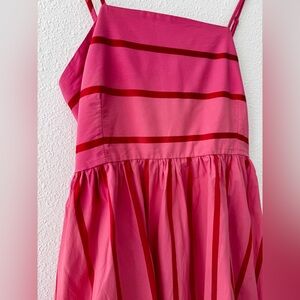 Elegant Pink and Red Maxi Dress❤️